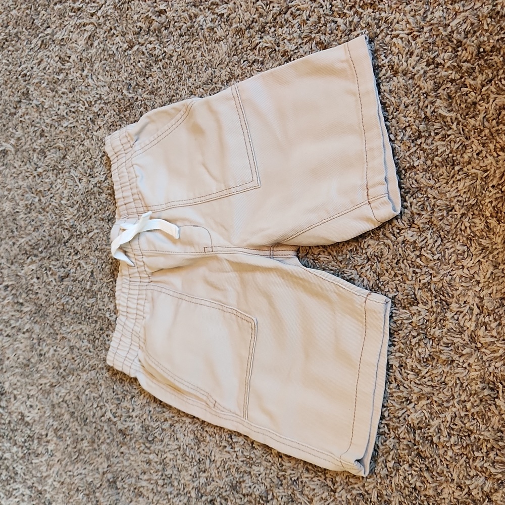 H&M Drawstring Tan Denim Shorts